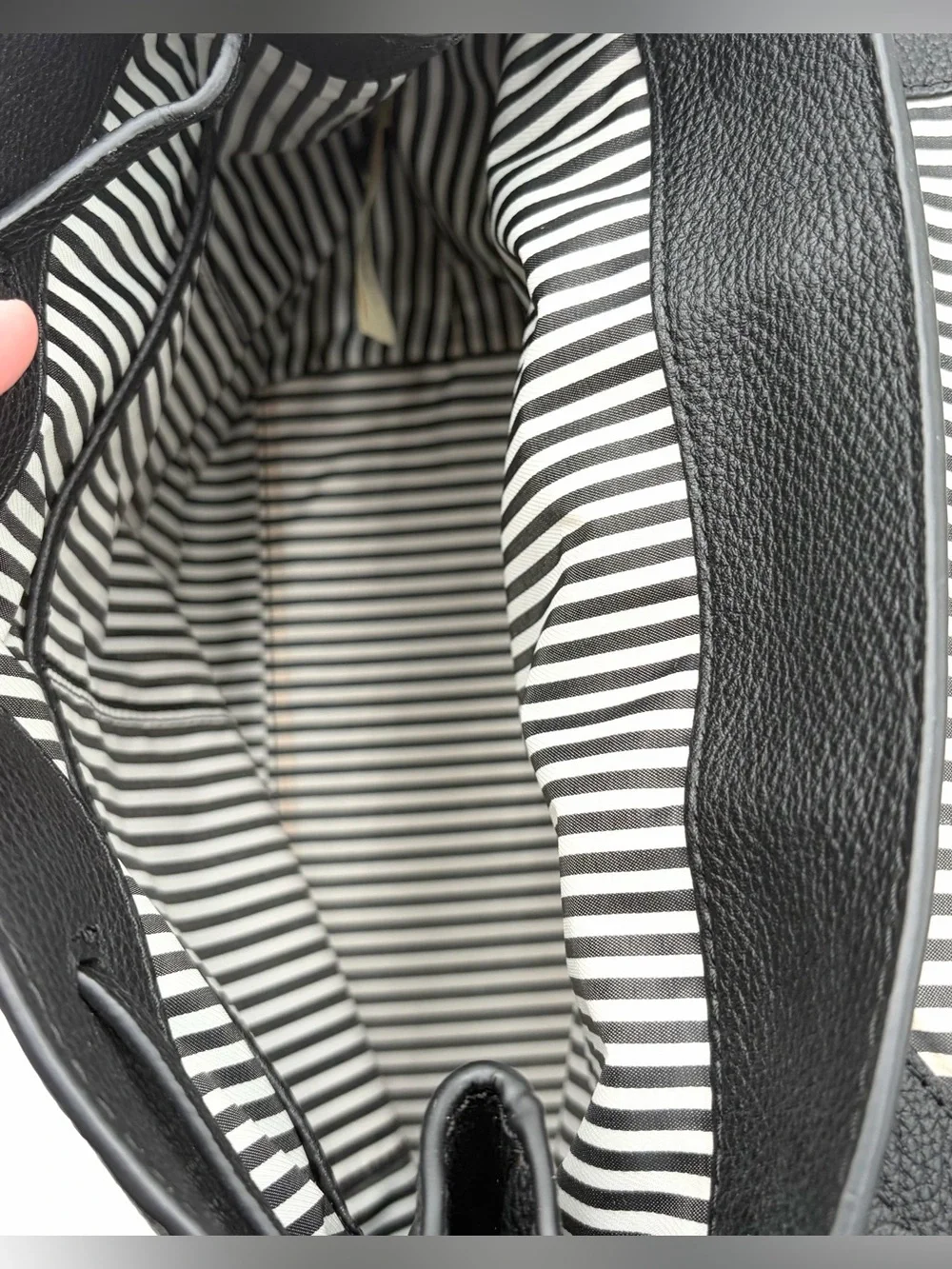 Kate Spade Kingston Drive Simona Black Pebbled Leather Backpack